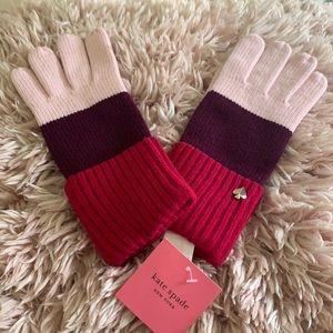 🆕Kate Spade color block gloves